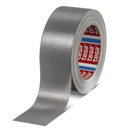 1 pcs - Tesa 4615 Duct Tape, 50m x 50mm, Silver, PE Coated Finish