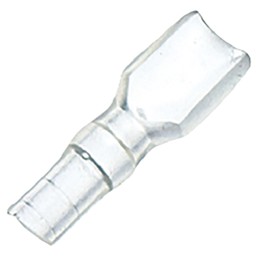 100 pcs - RS PRO PVC Crimp Terminal Housing, 8mm Tab Size