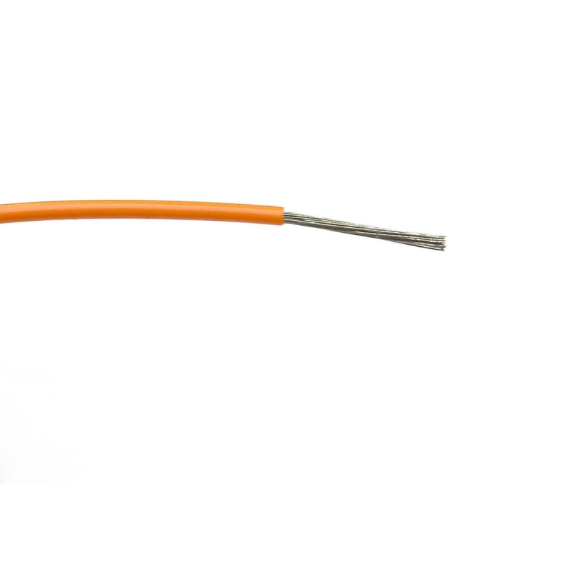500 pcs - RS PRO Orange 1mm² Hook Up Wire, 32/0.2 mm, 500m, PVC Insulation