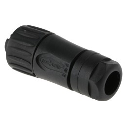 1 pcs - Amphenol Industrial Circular Connector, 6 + PE Contacts, Cable Mount, Socket, IP65, IP67, Ecomate Series