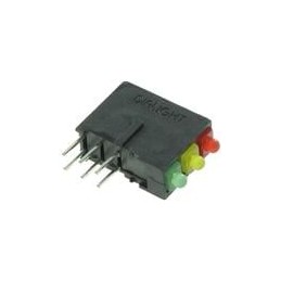 10 pcs : 570-0100-132F - LED Circuit Board Indicators CBI 2MM TRI LEVEL