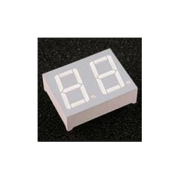 10 pcs : DC56-11YWA - LED Displays & Accessories YELLOW DIFFUSED 2 DIGIT