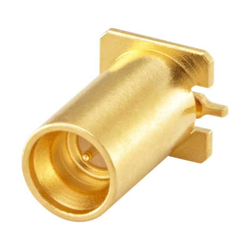 1 pcs - Rosenberger Mini-SMP Series, Plug PCB Mount, 50Ω, Solder Termination, Straight Body