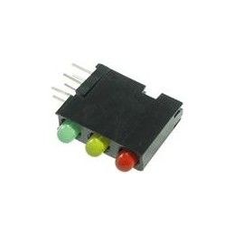 10 pcs : 564-0100-322F - LED Circuit Board Indicators CBI 3MM TRE LEVEL