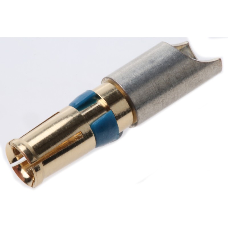 1 pcs - Amphenol FCI, DW Series, Female Solder D-Sub Connector Power Contact, Gold over Nickel Power, 8 AWG