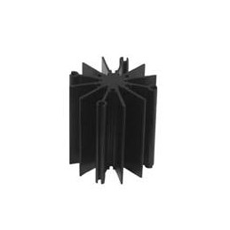 10 pcs : SA-LED-113E - LED Heat Sinks HEATSINK FOR LED BLK ANODIZED