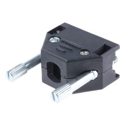 1 pcs - MH Connectors MHED Series ABS D Sub Backshell, 9 Way, Strain Relief