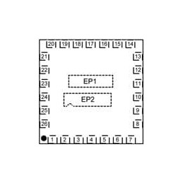 10 pcs : MIC23451-AAAYFL-T5 - Voltage Regulators - Switching Regulators 4MHz PWM Triple Buck HyperLight Load