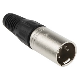 1 pcs - RS PRO Cable Mount XLR Connector, Male, 5 Way