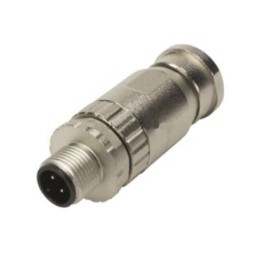 1 pcs - Harting Circular Connector, 3 Contacts, Cable Mount, M8 Connector, Socket, Female, IP67, M8 Series