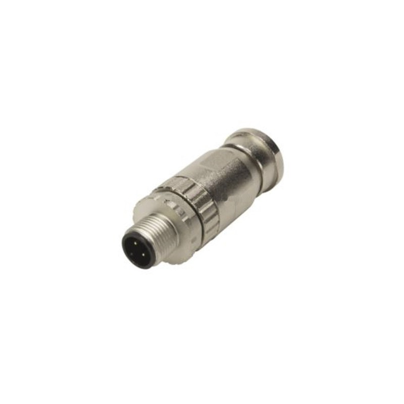 1 pcs - Harting Circular Connector, 3 Contacts, Cable Mount, M8 Connector, Socket, Female, IP67, M8 Series