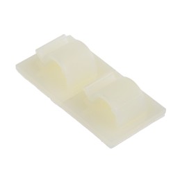 1 Bag of 50 - HellermannTyton Natural Nylon Cable Clip, 8mm Max. Bundle