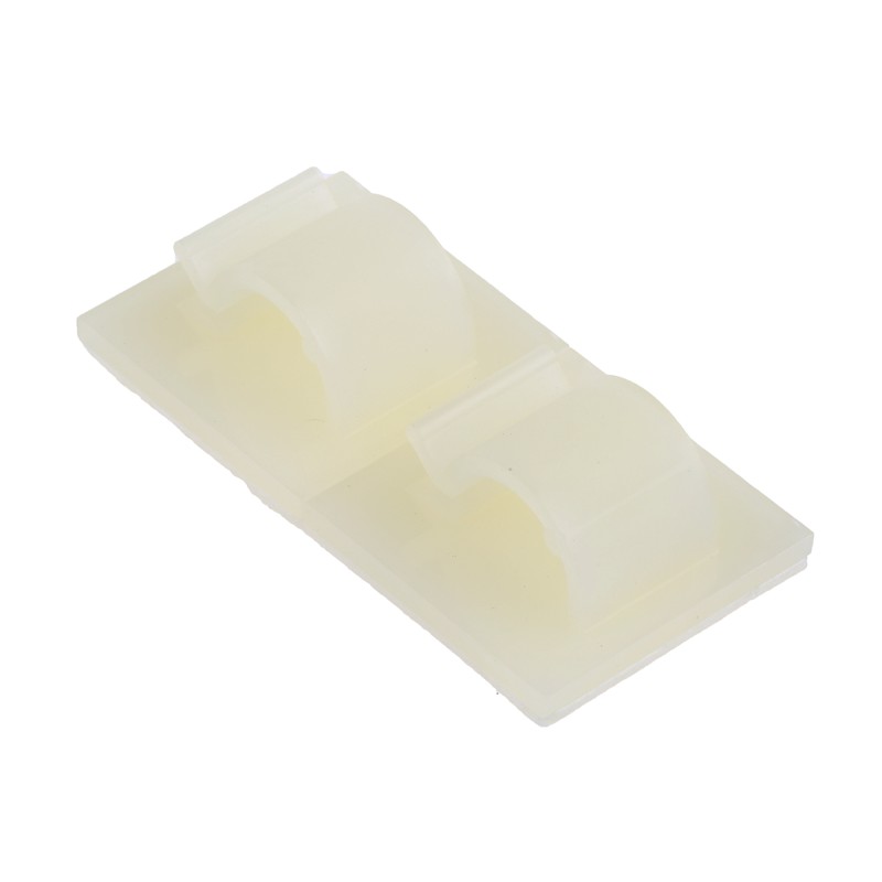 1 Bag of 50 - HellermannTyton Natural Nylon Cable Clip, 8mm Max. Bundle