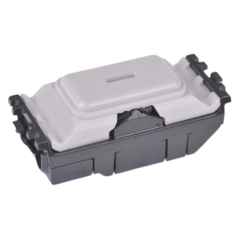 1 pcs - MK Electric 2 Way White Switch Insert Module 20A, Grid Plus Series