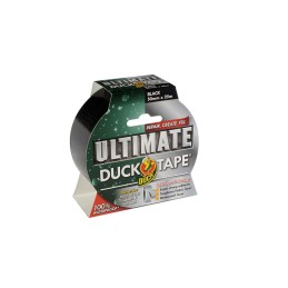 1 pcs - DUCK TAPE Duck Tape 232152 Duct Tape, 25m x 50mm, Black, Gloss Finish