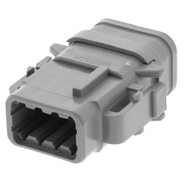 1 pcs - Deutsch, DTM Automotive Connector Plug 8 Way, Crimp Termination
