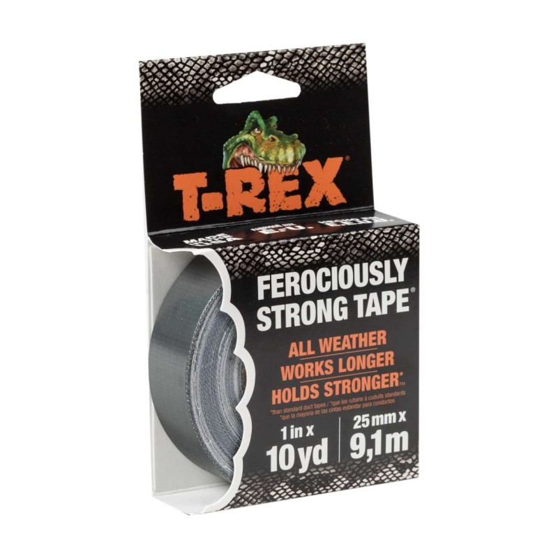 1 pcs - T-REX T-REX 241330 Duct Tape, 9.14m x 25mm, Black