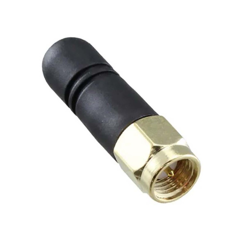 1 pcs - Siretta DELTA20/X/SMAM/S/S/35 Stubby WiFi Antenna with SMA Connector, Bluetooth (BLE), WiFi