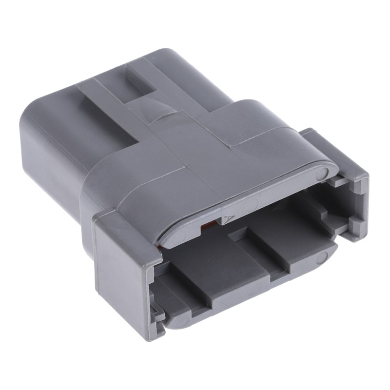 1 pcs - Deutsch, DTM Automotive Connector Socket 12 Way, Crimp Termination