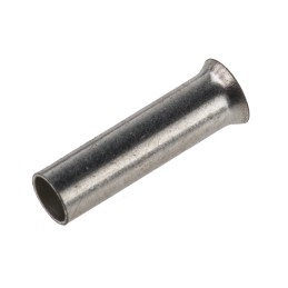 100 pcs - JST, WE Crimp Bootlace Ferrule, 10mm Pin Length, 2.2mm Pin Diameter, 2.5mm² Wire Size