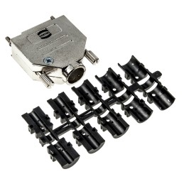 1 pcs - HARTING D-sub Series Metal D Sub Backshell, 15 Way