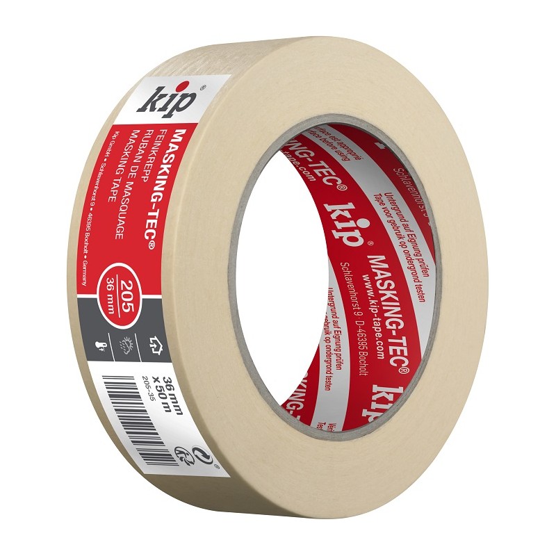 1 pcs - KIP 205-35 Beige Masking Tape 36mm x 50m