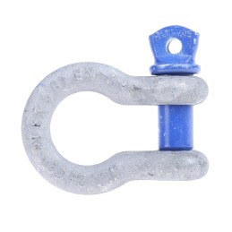 1 pcs - RS PRO Bow Shackle, Zinc Plated Steel, 2t