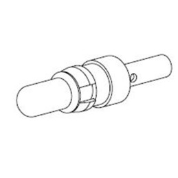 100 pcs - FCT from Molex, 172704 Series, Male Crimp D-sub Connector Contact, Gold over Nickel, 16 - 200 AWG