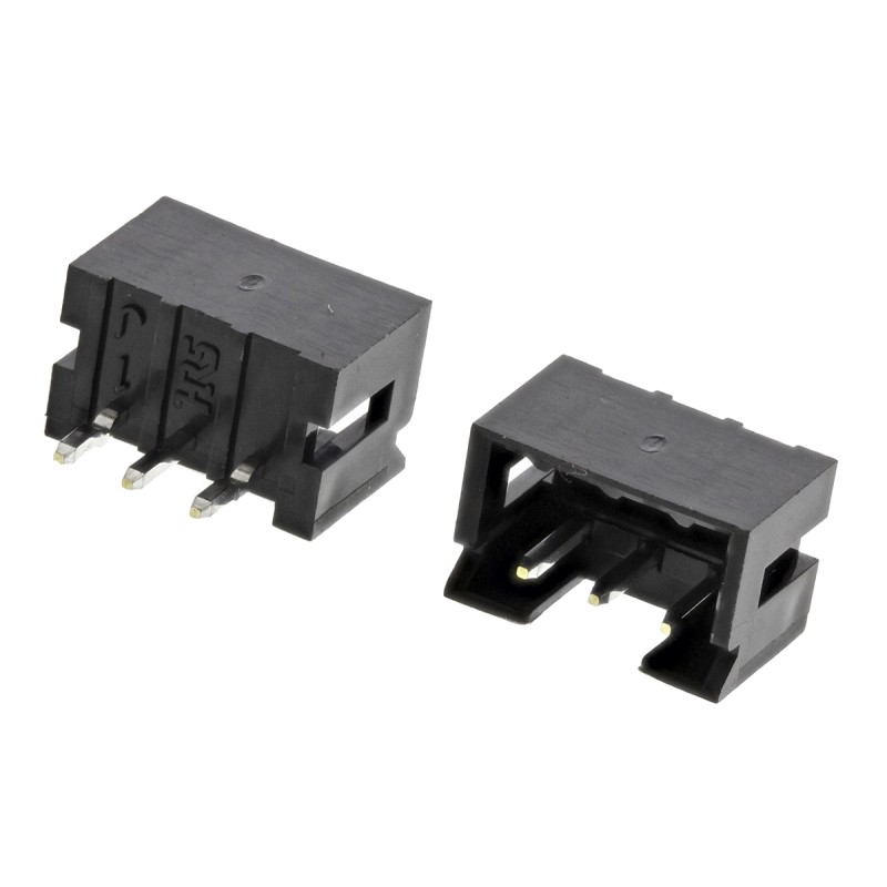 100 pcs - Hirose DF3 Series Straight Through Hole PCB Header, 3 Contact(s), 2.0mm Pitch, 1 Row(s), Shrouded