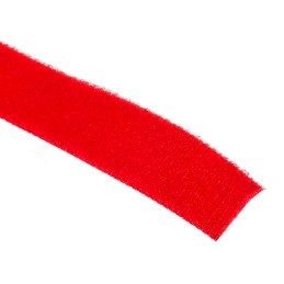 1 Reel of 5 M - RS PRO Cable Tie, Hook and Loop, 5m x 16 mm, Red Nylon