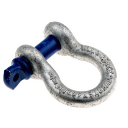 1 pcs - RS PRO Bow Shackle, Zinc Plated Steel, 3.25t