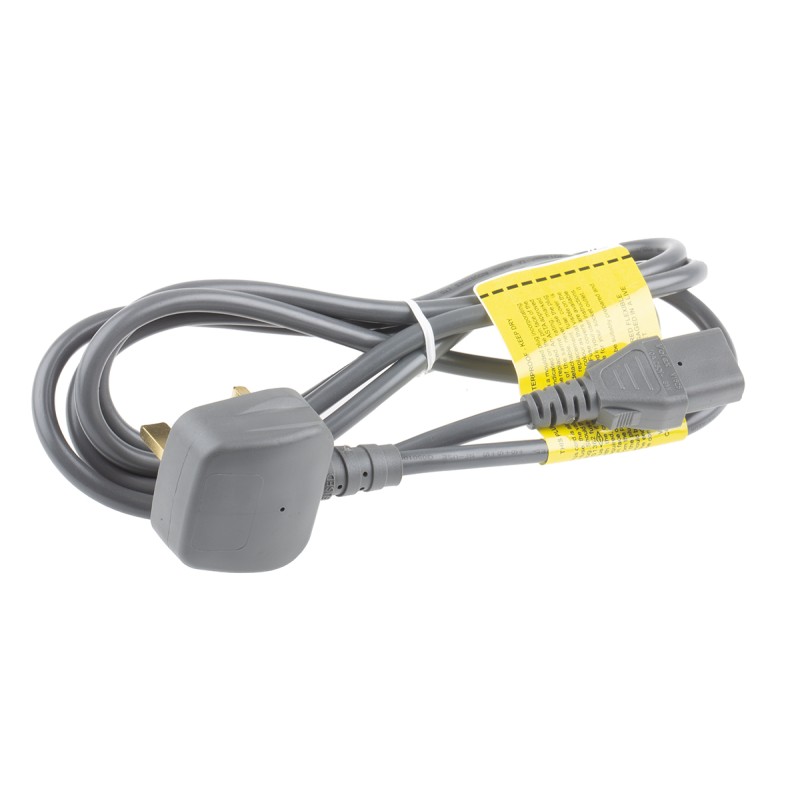 1 pcs - RS PRO IEC C13 Socket to Type G UK Plug Power Cord, 2m