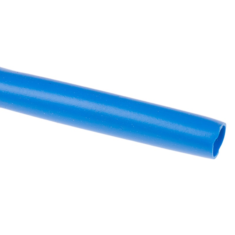 1 Bag of 10 M - RS PRO PVC Blue Cable Sleeve, 6mm Diameter, 10m Length