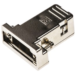 1 pcs - RS PRO ABS D Sub Backshell, 9 Way, Strain Relief