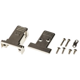 1 pcs - RS PRO ABS D Sub Backshell, 9 Way, Strain Relief