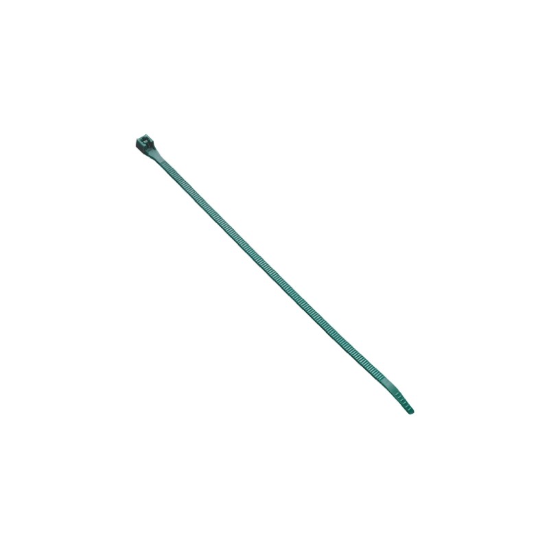 1 Bag of 25 - HellermannTyton Cable Tie, Releasable, 195mm x 4.7 mm, Green Polyamide 6.6 (PA66), Pk-25
