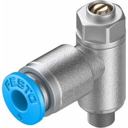 1 pcs - Festo GRLZ Series Tube Flow Regulator, 4mm Tube Inlet Port, 193154
