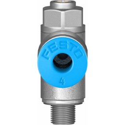 1 pcs - Festo GRLZ Series Tube Flow Regulator, 4mm Tube Inlet Port, 193154