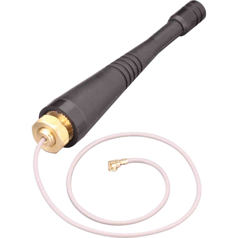 1 pcs - Linx ANT-B8-PW-QW-UFL Whip WiFi Antenna with UFL Connector, 2G (GSM/GPRS), 3G (UTMS), 4G (LTE)