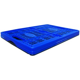 1 pcs - Viso 30L Blue PP Medium Folding Crate, 235mm x 475mm x 350mm