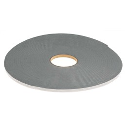 1 pcs - RS PRO Grey Foam Tape, 9mm x 15m, 6mm Thick