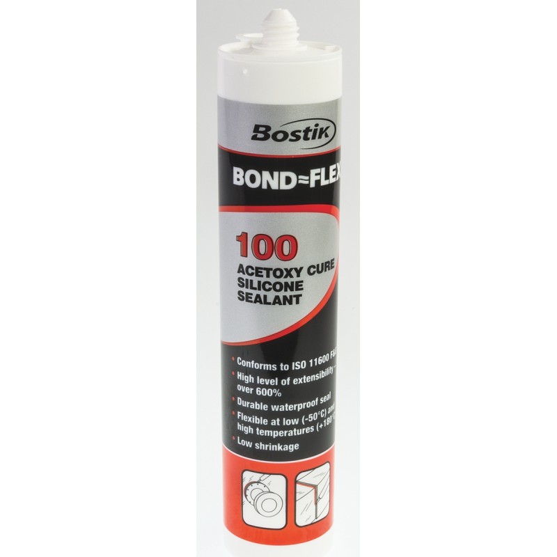 1 pcs - Bostik Bond-Flex 100HMA White Sealant Non-Slump Paste 300 ml Cartridge
