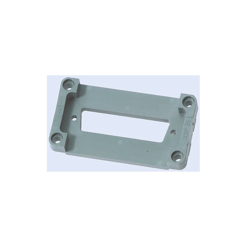 1 pcs - Harting D-Sub Adapter, Han B Series , For Use With Heavy Duty Power Connectors