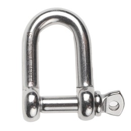 1 pcs - RS PRO D-Shackle, Stainless Steel, 0.15t