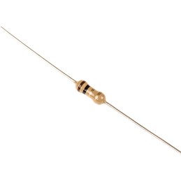 100 pcs - CFR25J1R0 TE Connectivity 1Ω Carbon Film Resistor 0.33W ±5% CFR25J1R0