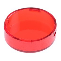 30 pcs - A0163B Panel Mount Indicator Lens Round Style, Red, 15mm diameter