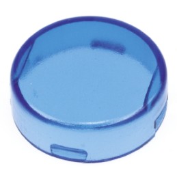 30 pcs - A0163F Panel Mount Indicator Lens Round Style, Blue, 16mm diameter