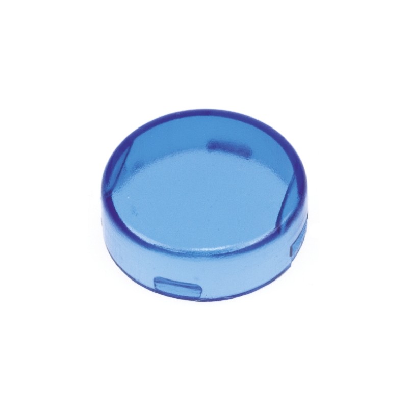 30 pcs - A0163F Panel Mount Indicator Lens Round Style, Blue, 16mm diameter