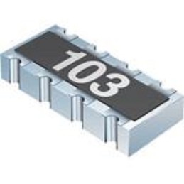 100 pcs - CAY16A-204J4LF Bourns 200kΩ Resistor Array, 4 Resistors, 0.25W total, 1206 (3216M), Convex
