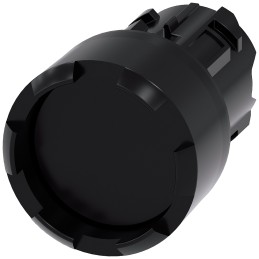 1 pcs - Siemens SIRIUS ACT Series Black Momentary Push Button Head, 22mm Cutout, IP66, IP67, IP69K